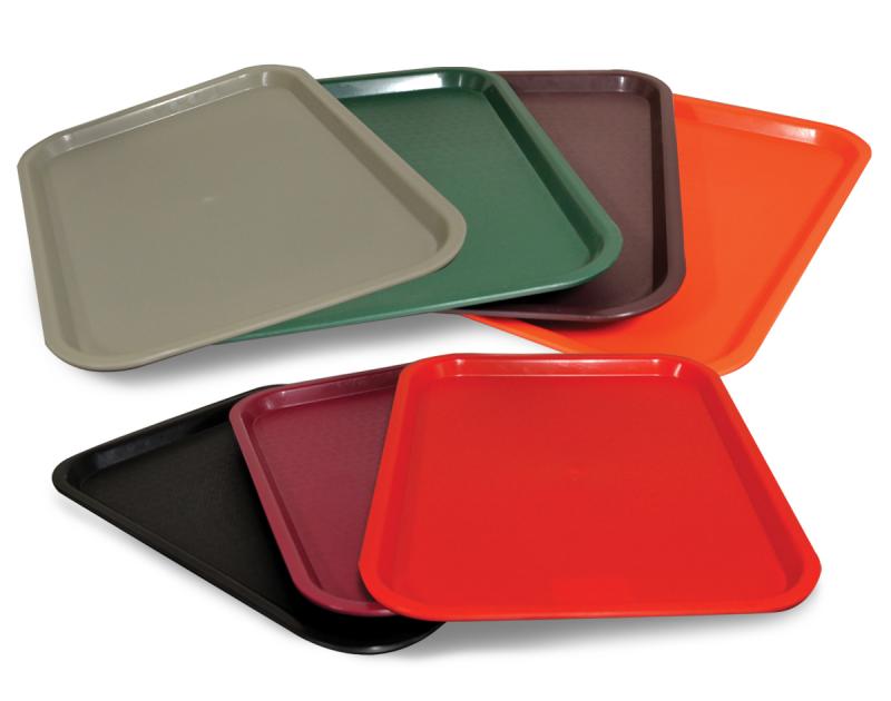 14" x 18" Brown Fast Food Tray